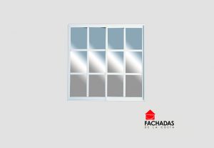 Ventana Aluminio reticulada