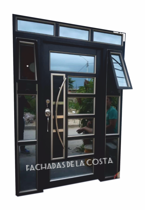 PUERTA NEGRA FDC EXTRALARGE